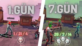 1 Hafta Boyunca Ai̇m Ruti̇ni̇ Uyguladim , Neler Deği̇şti̇? Valorant