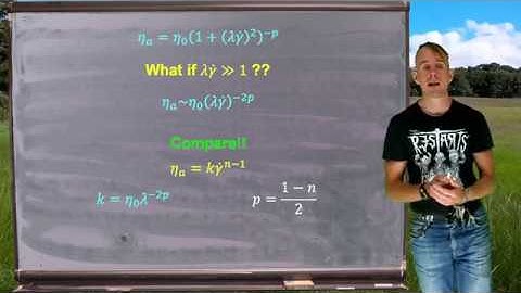 Lesson 6, part 3: the Carreau and Carreau-Yasuda models