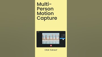 Extract multiple motions with cutting edge AI ｜Multi-person motion capture