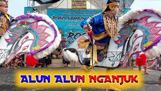 Alun Alun Nganjuk - Djandut Jaranan ROGO SAMBOYO PUTRO voc Gea Ayu & Lery Mahesa