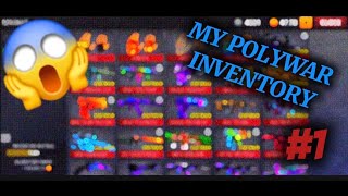 MY POLYWAR INVENTORY | Detailed Polywar inventory video #azurgames #polywar #polywargame #inventory