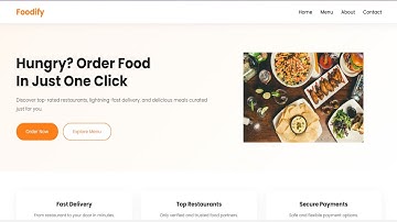 I Built a Fully Responsive Food Website in 1 Minute Using This ChatGPT Prompt