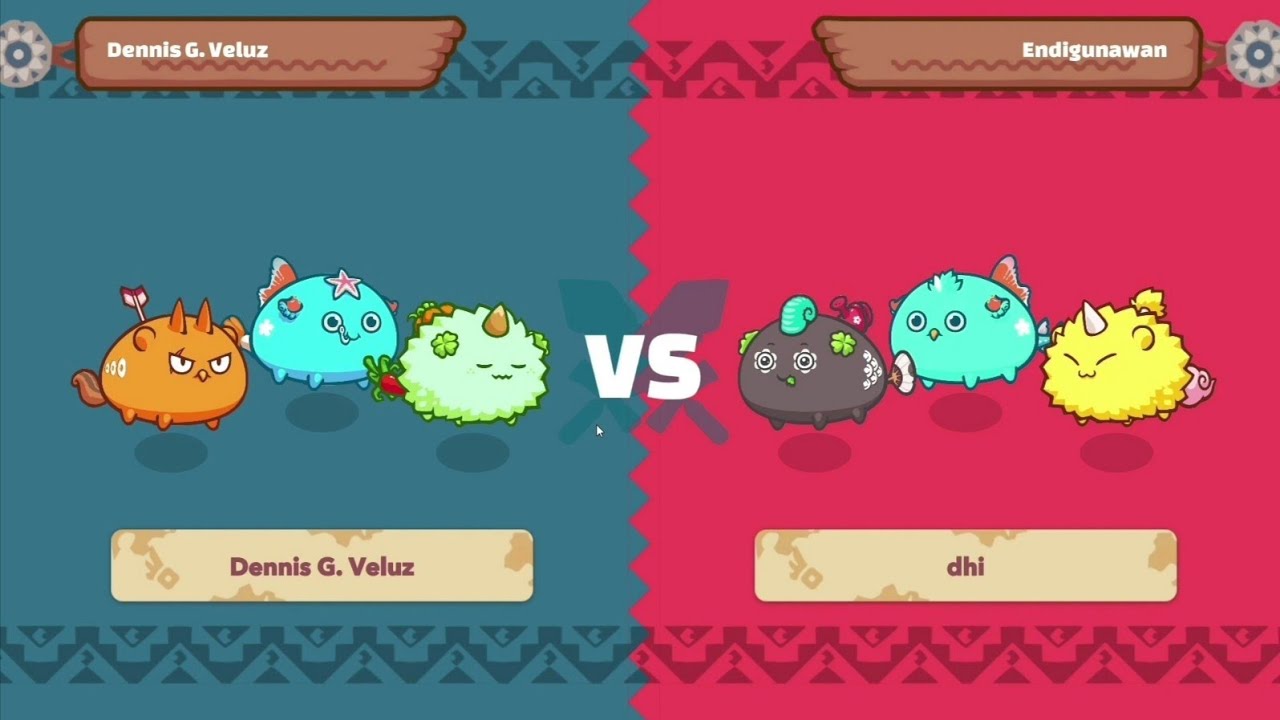 PLANT-BEAST-AQUA vs PLANT-BEAST-AQUA - Axie Infinity Arena Gameplay!
