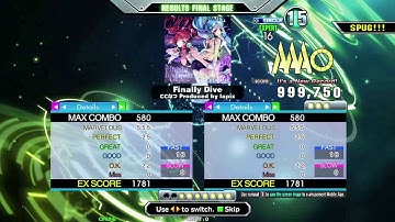 [DDR A3] Finally Dive (ESP-16) 999,750 PFC
