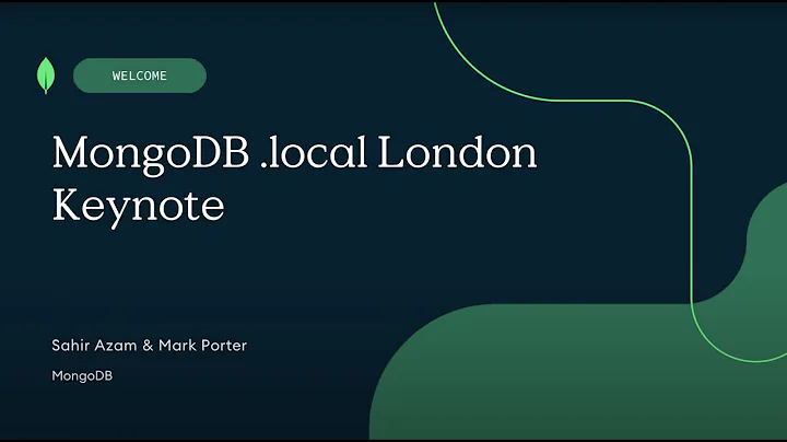MongoDB .local London Keynote 2022