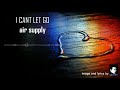 Air Supply - I Can