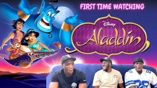 HE WASTED HIS WISHES🤦🏾‍♂️🤦🏾‍♂️ First Time Reacting To ALADDIN | Group Reaction | MOVIE MONDAY