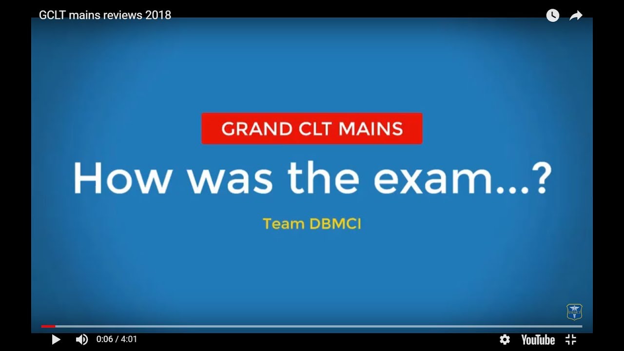 NEET PG Strategy | GCLT mains reviews 2018 | Exams like NEET PG | - YouTube