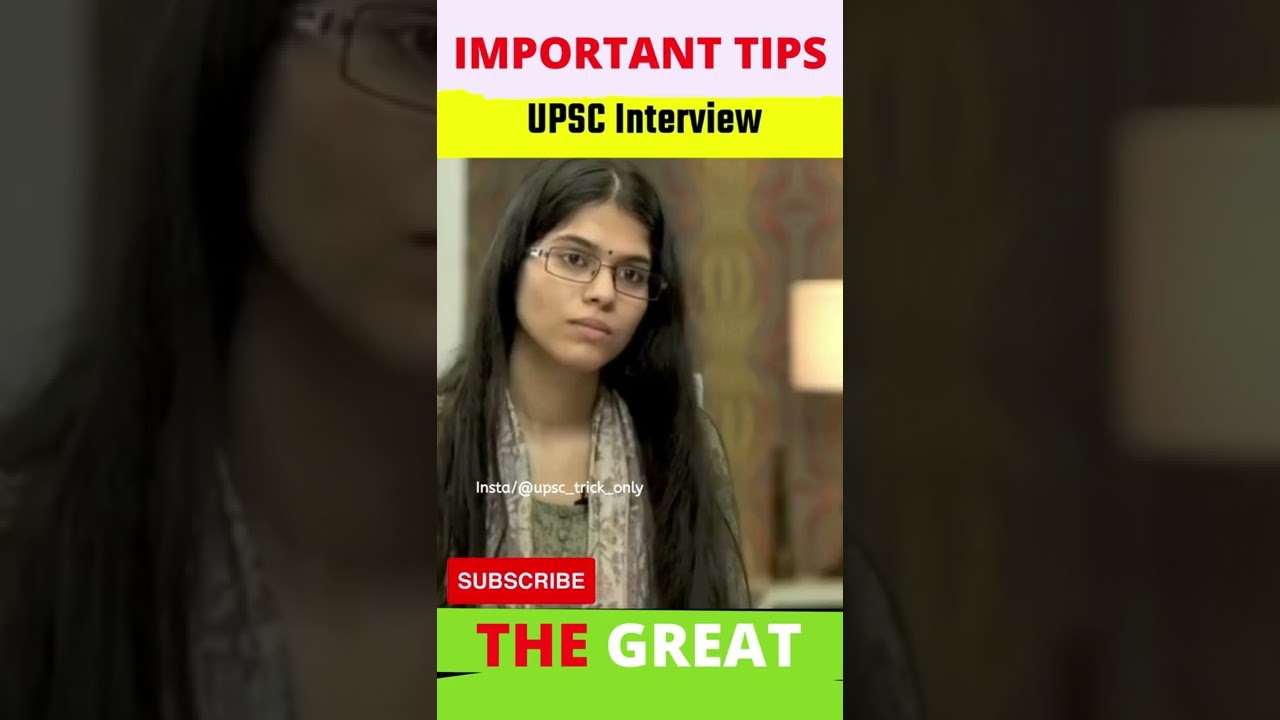 Important tips for upsc interview//