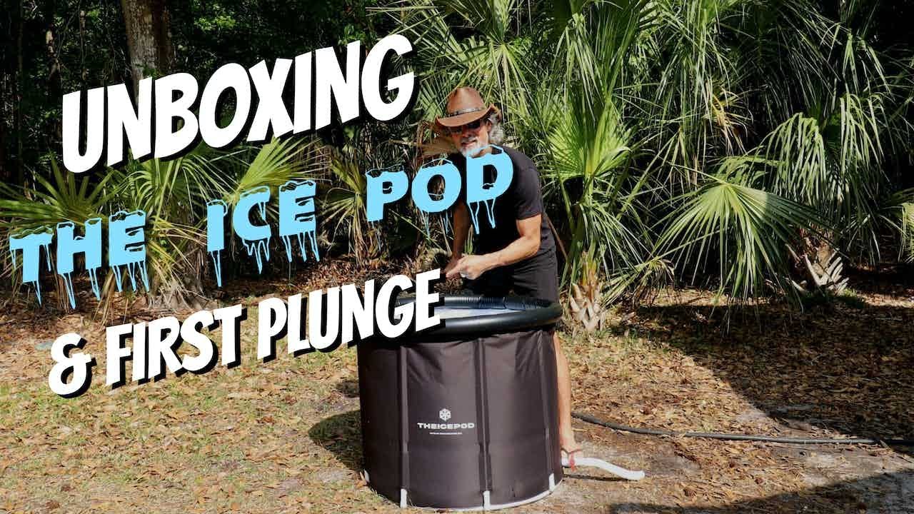 Unboxing and first plunge in the Ice Pod from The Pod Company YouTube