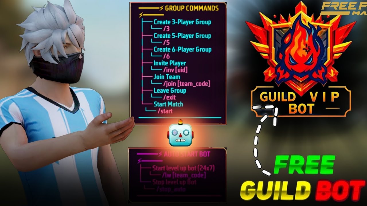 Free Fire New Guild Bot 🤖🔥 | Free Fire Guild Bot Setup 100% Free & Safe (Working Today)