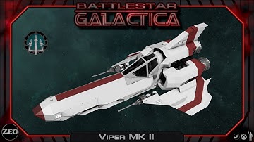 Battlestar Poseidon - Viper Mark II - BSG - Space Engineers