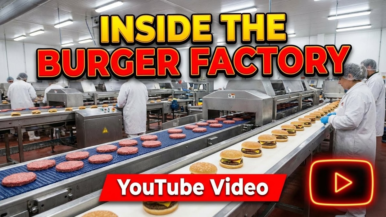 How a Burger Is Really Made — Ultra Satisfying Factory Process