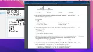 MTH 245 Final Exam Review Question #9