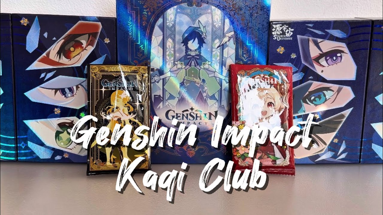 Распаковка карточек Genshin Impact Kaqi Club #3