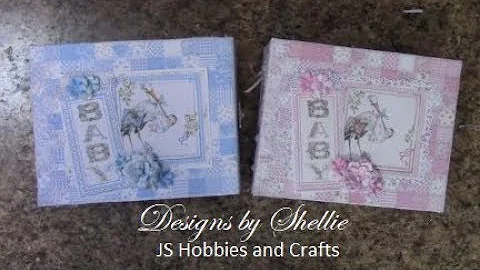 BEGINNERS MINI ALBUM TUTORIAL PART 1 BABY GIRL OR ...