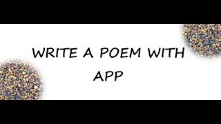 write a poem with app screenshot 3