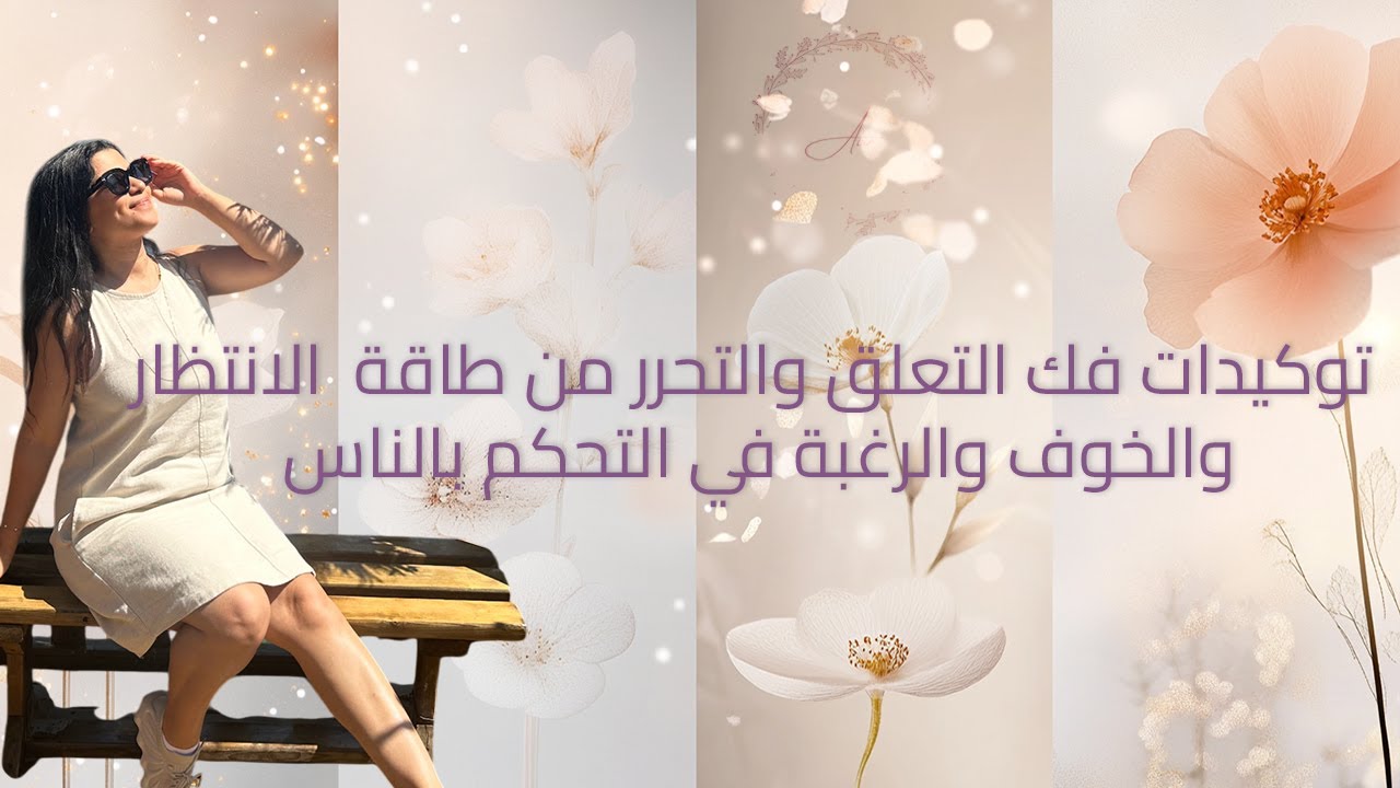 توكيدات فك التعلق والتحرر من طاقة  الانتظار والخوف والرغبة في التحكم بالناس