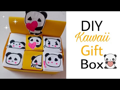 How To Make a Kawai Gift Box /Handmade Gift Box Idea / Gift Box Idea /Inspired by @Tonni Art & Craft