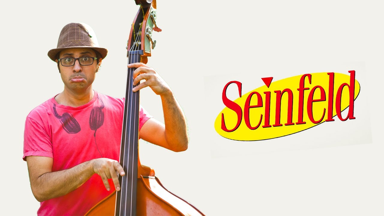 Bass theme. Seinfeld Theme. Upright Bass Reggae Video.