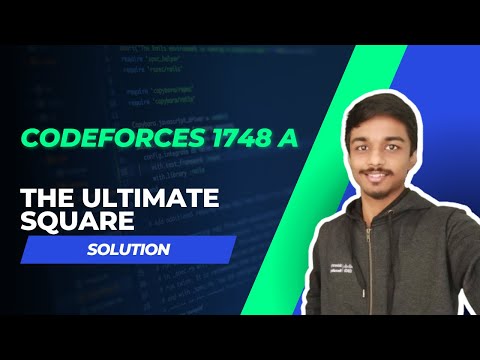 Codeforces 1748A Solution | The Ultimate Square