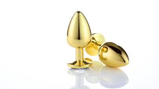 Cloud 9 Gems Gold Anal Plug   Large