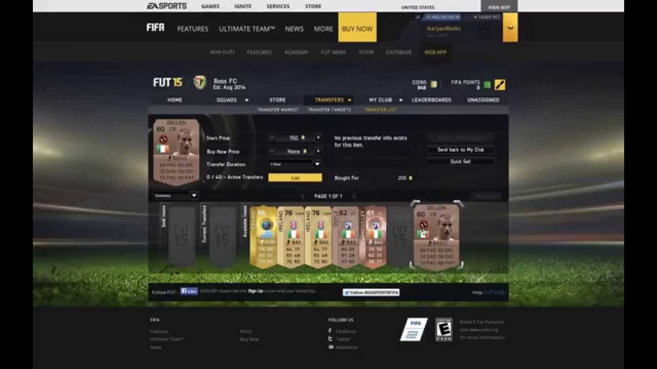 Fifa 15: Trade to Glory Episode 1!