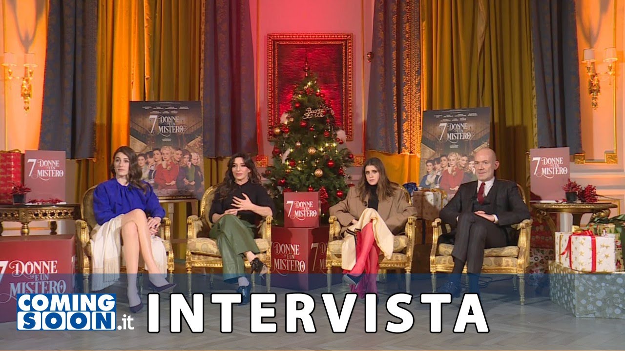 7 Donne e un mistero (2021) Intervista al cast del Film HD YouTube