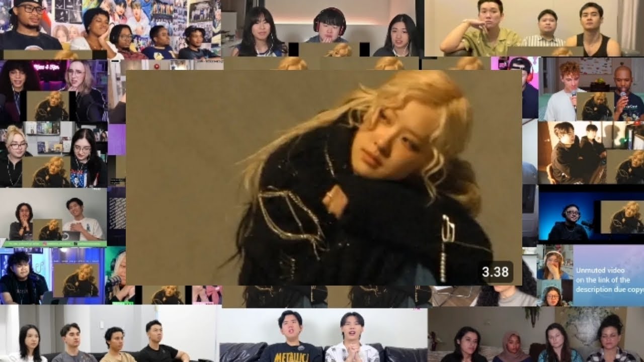 ROSÉ "Number one girl" MV KPop Reaction Mashup Video ROSÉ "Number one girl" MV KPop Reaction Mashup Video