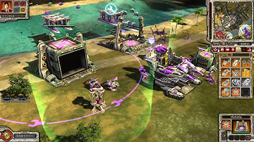 Red Alert 3 - Psysonic Omega Mod 2 vs 2 Brutal AI