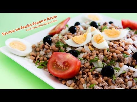 Vídeo: Salada De Feijão E Atum