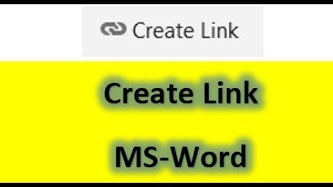 CREATE A LINK BETWEEN THE TEXT BOXES/SHAPES IN MS WORD