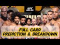 Ufc st louis full card predictions and breakdown