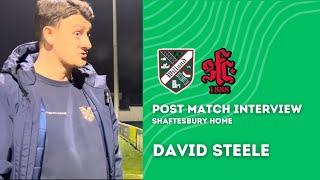 🎤 | POST MATCH INTERVIEW WITH DAVID STEELE FOLLOWING SHAFTESBURY AT HOME!