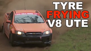 TYRE DESTROYER! Holden V8 Rally Utes Take on Rally Stages