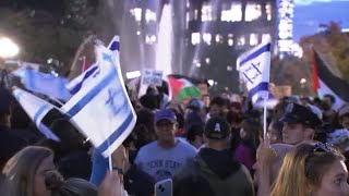Violence in Middle East sparks dueling protests in Manhattan