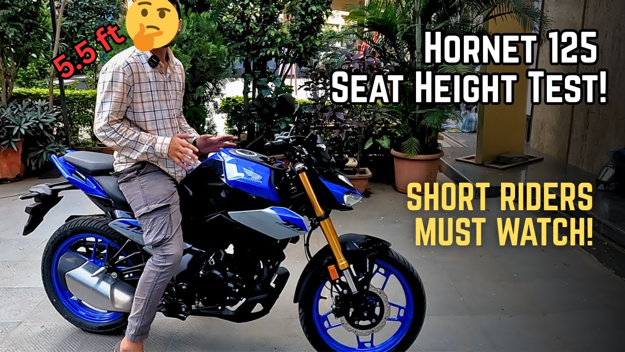Honda Hornet 125 Seat Height : Good for Short Riders?