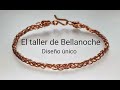 COMO HACER UNA PULSERA DE COBRE TRENZADA 6 CABOS BEEBEECRAFT-COPPER BRAIDED BRACELET 6 STRANDS