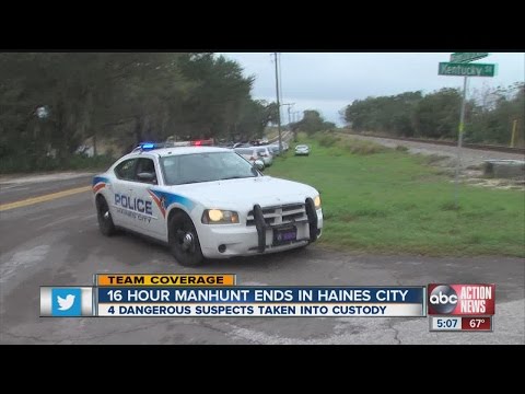 16 hour manhunt ends in Haines City