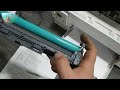 How to repair cartridge HP19a of the printer HP LaserJet Pro MFP M130a, M132. Replace cartridge part