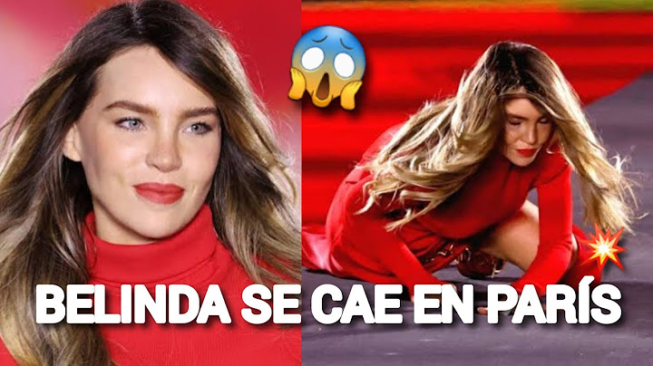 Belinda Sufre Aparatosa Caída Durante Desfile de Moda En París | VÍDEO