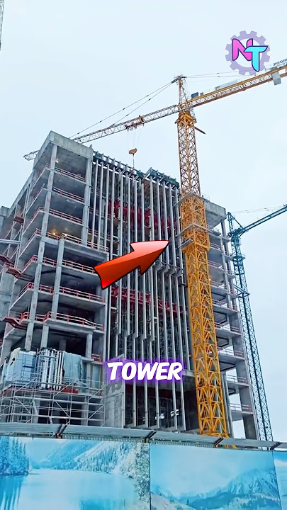 This is the Tower Crane Assembly Process
