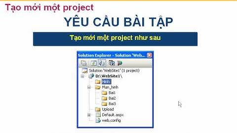 [ Asp.Net ] Lập trình Web 2  (Phần 1)