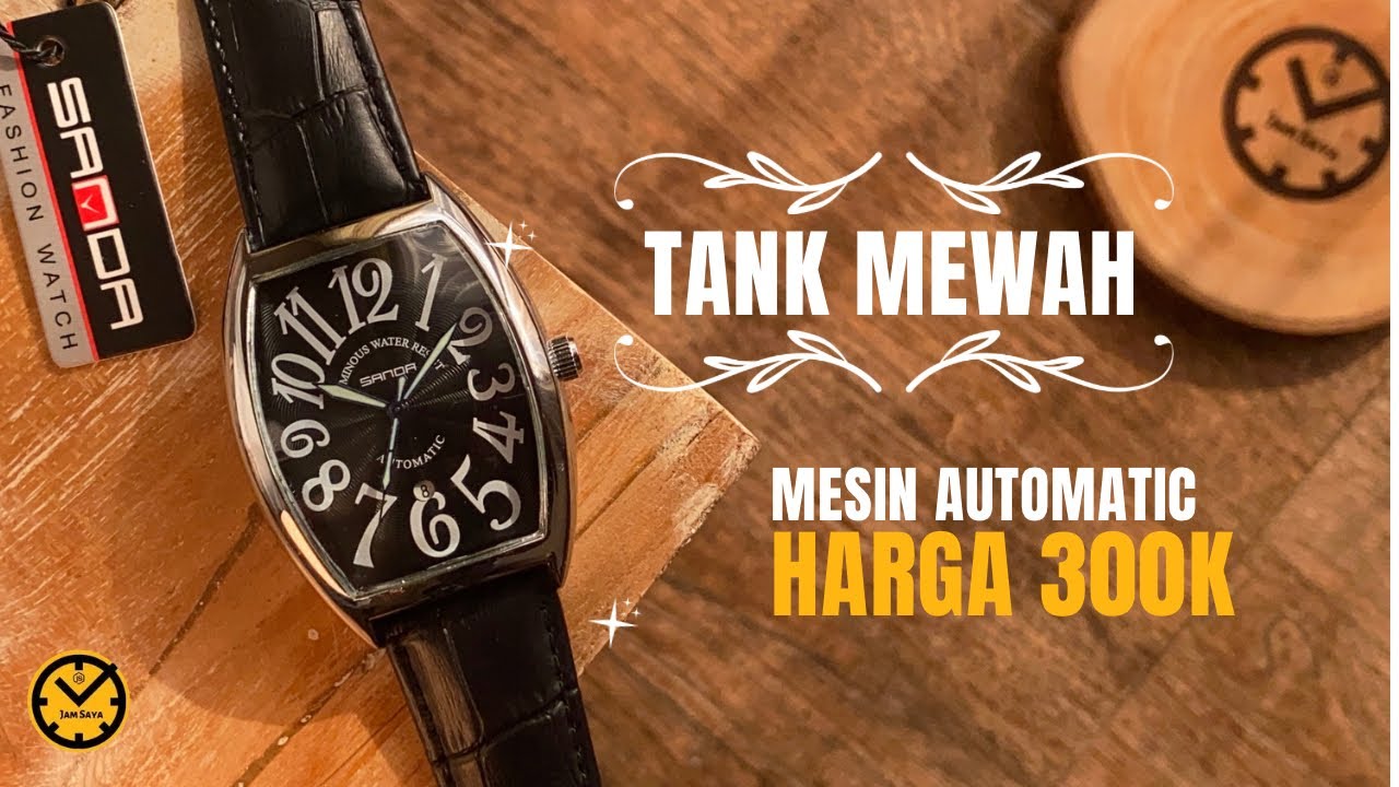Dress Watches Automatic Murah & Mewah Sanda Watches Tank Homage Frank ...