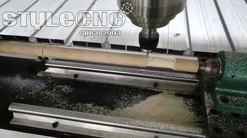 4*8ft 4 aixs CNC woodworking machine for engraving round wood