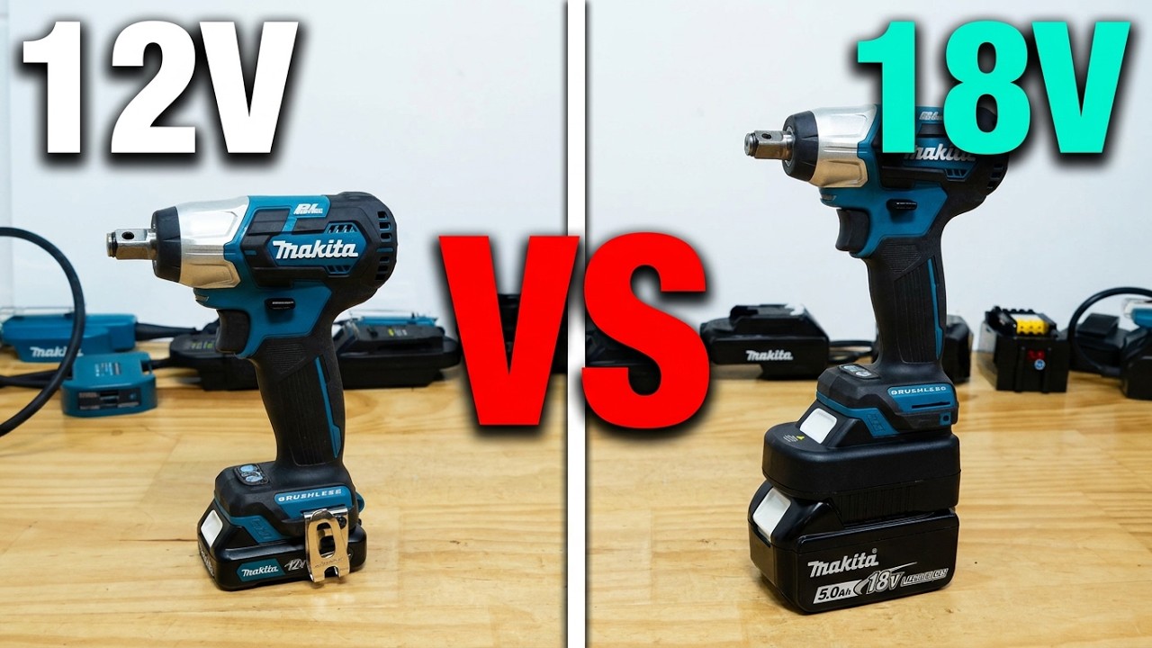 Running Makita 12v Tools on Makita 18v Batteries - YouTube