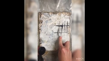 1 minute arts demo | contemporary abstract painting | Day 61 | Alex Dinets