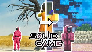 Making SQUID GAME in MINECRAFT !? - Red Light, Green Light #SquidGame