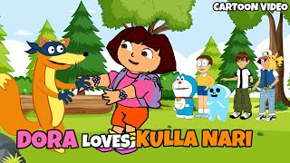 Dora Loves Kulla Nari » Friends [Ep.10] » Dora bujji meets ben 10,Ash,doraemon, shinchan tamil screenshot 4