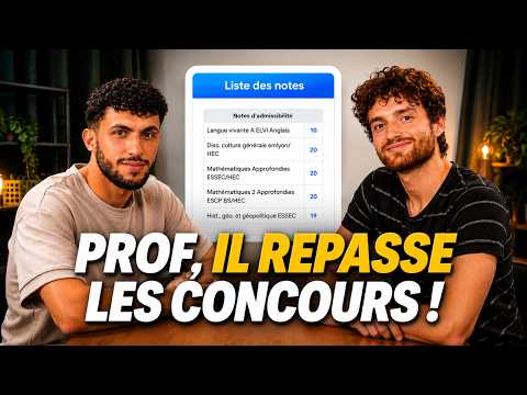 1er à HEC en 2016, il repasse les concours en 2026